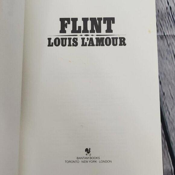 3/$25 Flint - Louis L'Amour Collection Leatherette Book | Classic Western Novel - Picture 3 of 8